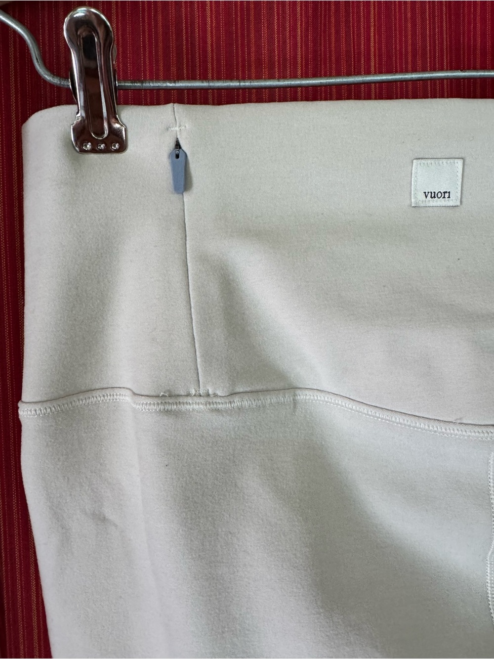 Vuori Clean Elevation Leggings Bone Heather Color Size Medium - Picture 4 of 11
